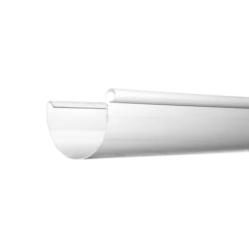 Желоб водосточный L=2 м Gamrat, D125/110 мм, RAL 9010 – белый
