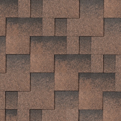 Гибкая черепица  IKO Skyline - эксклюзивная однослойная черепица ромбовидной формы нарезки.