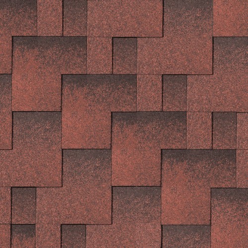 Гибкая черепица  IKO Skyline - эксклюзивная однослойная черепица ромбовидной формы нарезки.