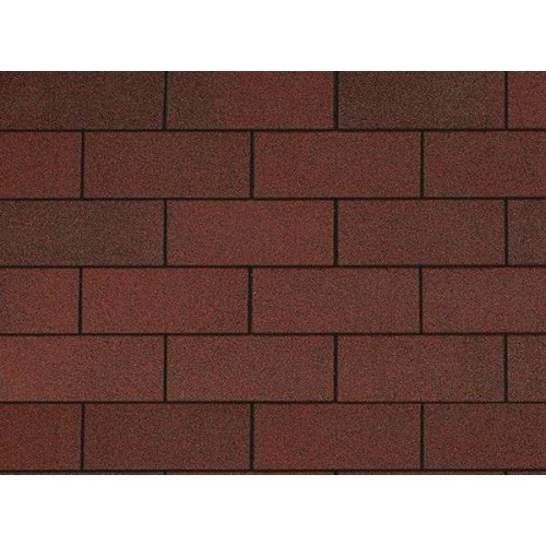 Гибкая черепица  IKO Superglass 3TAB - классическая однослойная трехлепестковая черепица правильной прямоугольной формы.