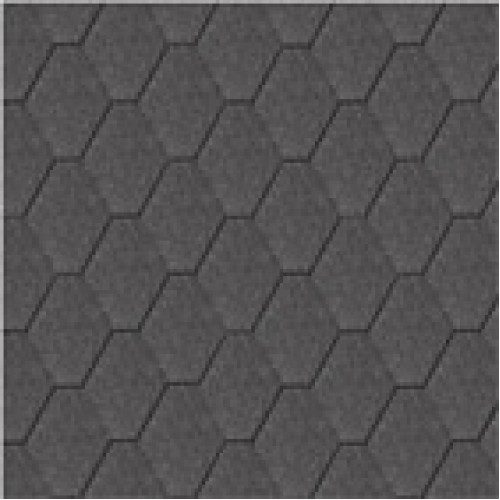 Гибкая черепица IKO Superglass Hex - классическая самоклеящаяся однослойная черепица шестигранной формы