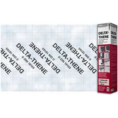 Самоклеящаяся гидроизоляционная мембрана DELTA-THENE, 1*5 м
