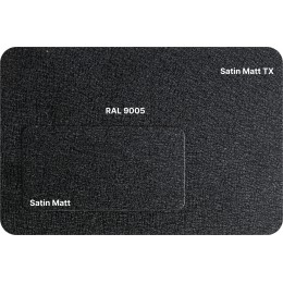 Металлочерепица Grand Line Kredo Satin Matt 0.5мм RAL 9005 - черный