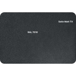 Металлочерепица Grand Line Kredo Satin Matt 0.5мм RAL 7016 - антрацитово-серый