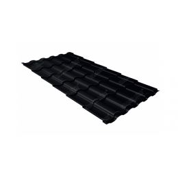 Металлочерепица Grand Line Kredo Rooftop Matte 0.5мм RAL 9005 - черный