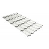 Металлочерепица Grand Line Kvinta plus Satin 0.5мм RAL 9003 - сигнальный белый
