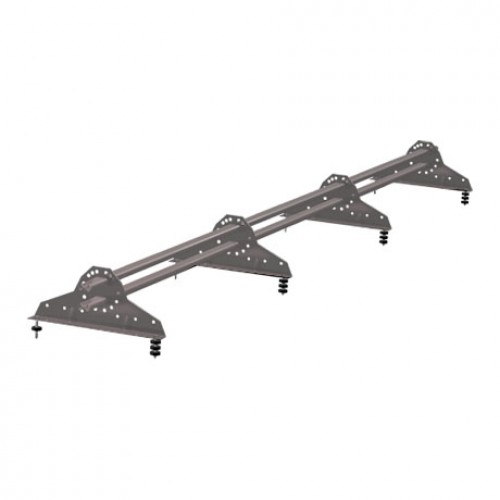 Снегозадержатель NEW трубчатый Grand Line, 3м, RAL 7004 - сигнальный серый