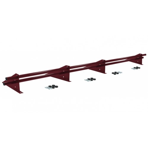 Снегозадержатель трубчатый универсальный Optima Plus, 3м, RAL 3005 - красное вино