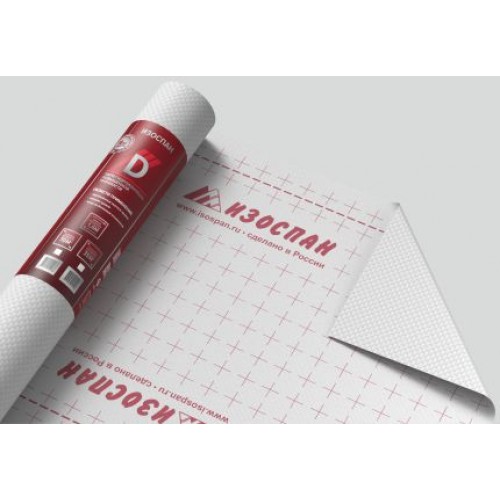 Паро-гидроизоляция повышенной прочности Изоспан D, 43,75*1,6м