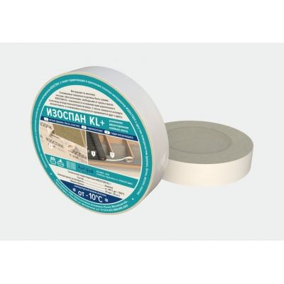 Усиленная двухсторонняя соединительная лента  Изоспан KL+, 25*0,03м Усиленная двухсторонняя соединительная лента  Изоспан KL+, 25*0,03м