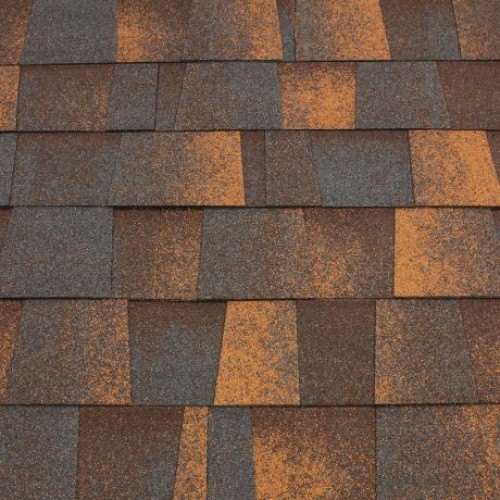 Гибкая черепица KATEPAL Mansion Эйлин, двухслойная (ламинированная), медь