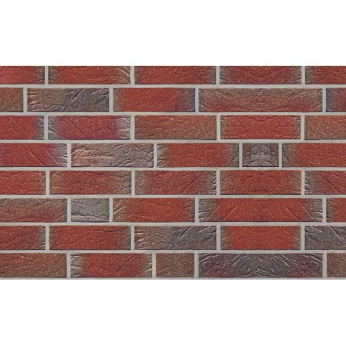 Фасадная плитка ручной формовки Roben Greetsiel Friesisch bunt genarbt besandet DF14, 240*52*14 мм