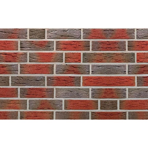 Фасадная плитка ручной формовки Roben Jever Friesisch bunt DF14, 240*52*14 мм