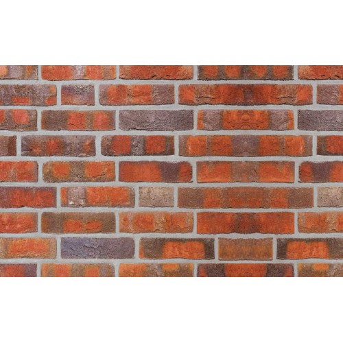 Фасадная плитка ручной формовки Roben Wasserstrich Buntgeflammt NF14, 240*71*14 мм