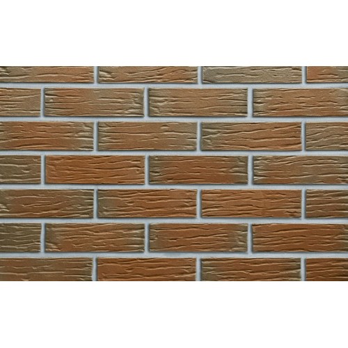 Клинкерная фасадная плитка Roben Canberra herbstlaub genarbt NF15, 240*71*15 мм