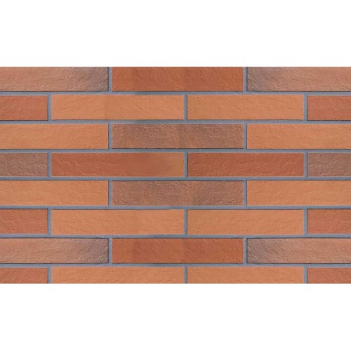 Клинкерная фасадная плитка Stroeher Keravette Chromatic 316 patrizienrot ofenbunt гладкая NF11, 240*71*11 мм