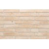 Клинкерная фасадная плитка Stroeher Kontur EG 470 beige engobiert рельефная, 440*52*12 мм