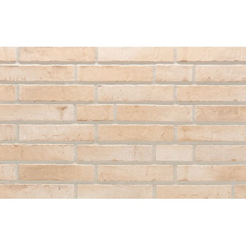 Клинкерная фасадная плитка Stroeher Kontur EG 470 beige engobiert рельефная, 440*52*12 мм