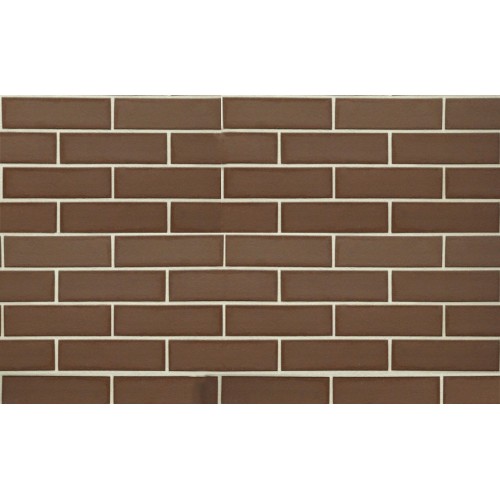Клинкерная фасадная плитка Stroeher Keravette Chromatic 210 braun гладкая NF11, 240*71*11 мм