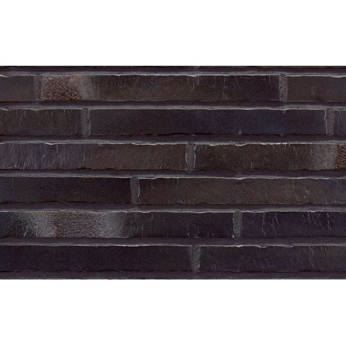 Клинкерная фасадная плитка Stroeher Glanzstueck №6 рельефная, 440*52*14 мм