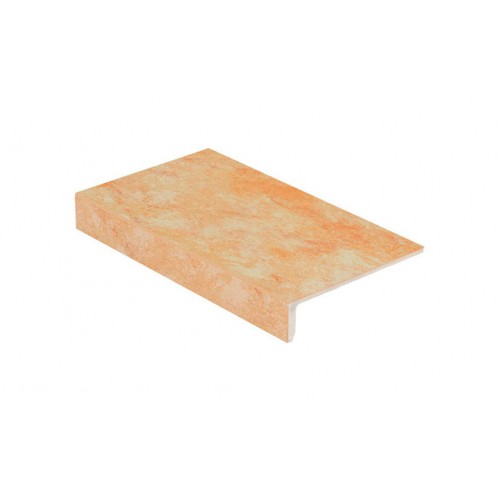 Клинкерная ступень Stroeher Euramic Cavar E541 facello, 294х115х52х8 мм