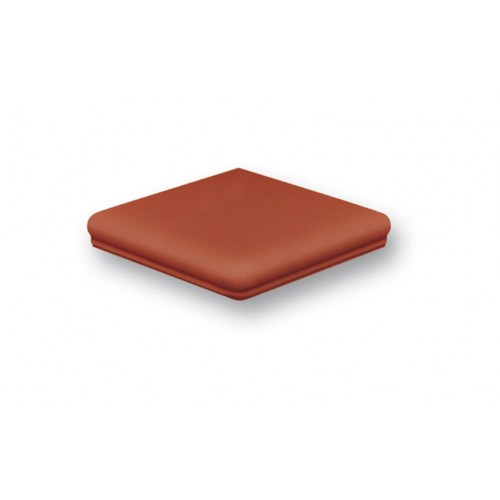 Клинкерная угловая ступень флорентинер Stroeher Keraplatte Terra 313 herbsfarben, 345x345x12 мм