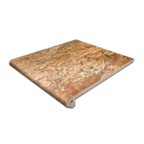 Клинкерная ступень-флорентинер Gres Aragon Itaca Mix, 330*297*14(36) мм