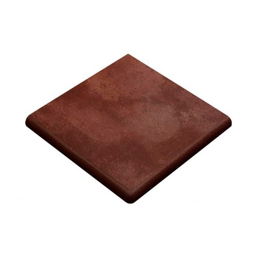 Клинкерная угловая ступень-флорентинер Gres Aragon Duero Roa, 330*330*14(36) мм