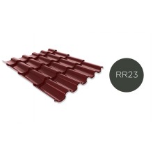 Металлочерепица серого цвета