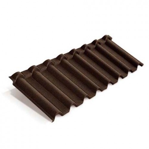 Композитная черепица METROTILE Gallo айрон барк, 1315*418 мм