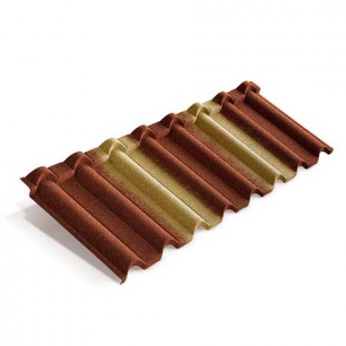 Композитная черепица METROTILE Gallo терракотово-желтый, 1315*418 мм