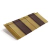 Композитная черепица METROTILE iPanel цедар-браун, 1340*430 мм
