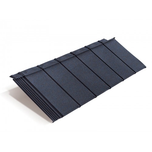 Композитная черепица METROTILE iPanel темно-синий, 1340*430 мм