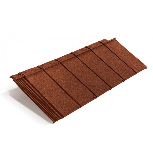 Композитная черепица METROTILE iPanel терракот, 1340*430 мм
