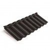 Композитная черепица METROTILE MetroBond черный, 1330*410 мм