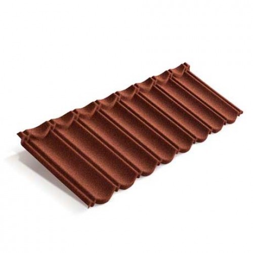 Композитная черепица METROTILE MetroBond скарлет, 1330*410 мм