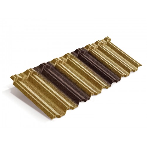 Композитная черепица METROTILE MetroClassic цедар-браун, 1330*410 мм