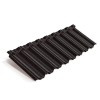 Композитная черепица METROTILE MetroClassic черный, 1330*410 мм