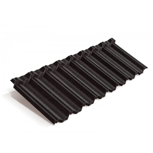 Композитная черепица METROTILE MetroClassic черный, 1330*410 мм
