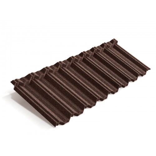 Композитная черепица METROTILE MetroClassic кофе, 1330*410 мм