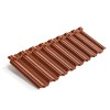 Композитная черепица METROTILE MetroClassic коралловый, 1330*410 мм