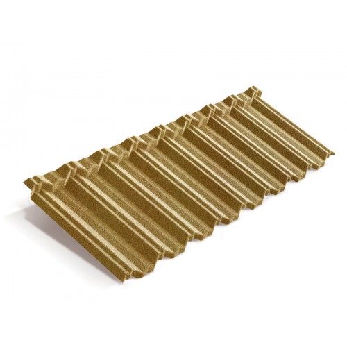 Композитная черепица METROTILE MetroClassic охра, 1330*410 мм