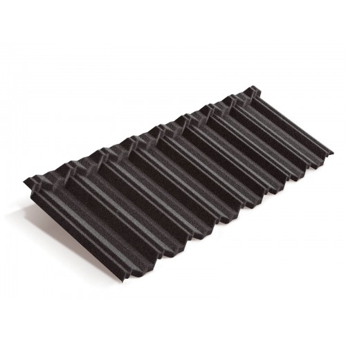 Композитная черепица METROTILE MetroClassic серый, 1330*410 мм