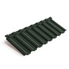Композитная черепица METROTILE MetroClassic темно-зеленый, 1330*410 мм