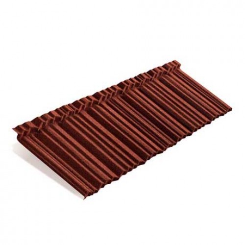 Композитная черепица METROTILE MetroShake II красный, 1330*410 мм
