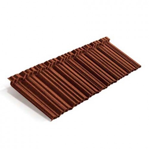 Композитная черепица METROTILE MetroShake II терракот, 1330*410 мм