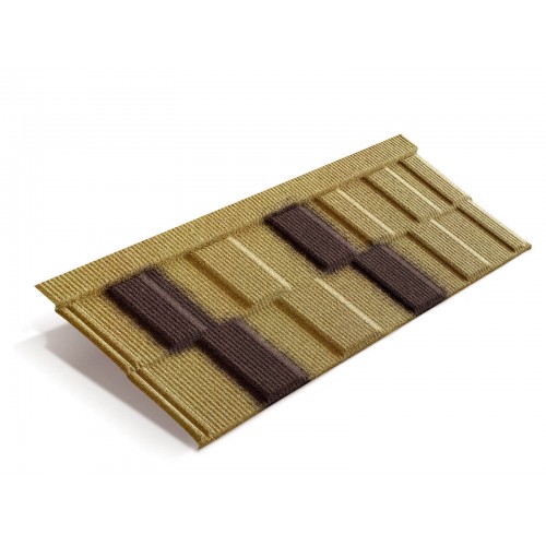 Композитная черепица METROTILE MetroViksen цедар-браун, 1330*410 мм