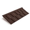 Композитная черепица METROTILE MetroViksen кофе, 1330*410 мм