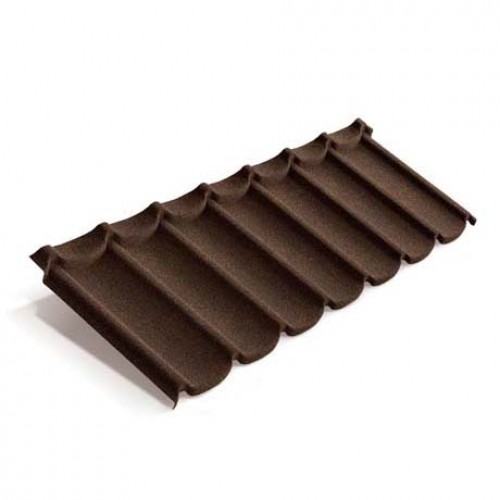 Композитная черепица METROTILE Mistral айрон барк, 1305*415 мм