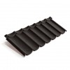 Композитная черепица METROTILE Mistral черный, 1305*415 мм